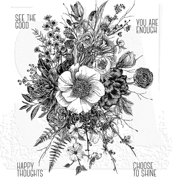 Stampers Anonymous Tim Holtz "Glorious Garden" 17,8 X 21,9 Cm ürün görseli 1