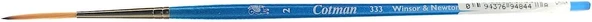 Winsor & Newton 5303002 Cotman Aquarell Sentetik Kıllı Fırça - Seri 333 - Takelaj Fırçası, Mükemmel Sıçrama Kuvveti Ile Kısa Sap, Renk Taşıma Gücü Nokta Hassasiyeti - No. 2-1,8 Mm ürün görseli 1