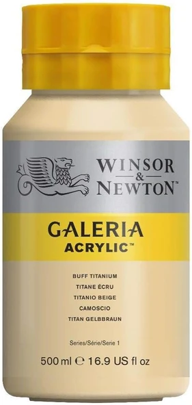 Winsor & Newton Galeria Akrilik, Gelbliches Titan, 500Ml - Acrylfarbe ürün görseli 1