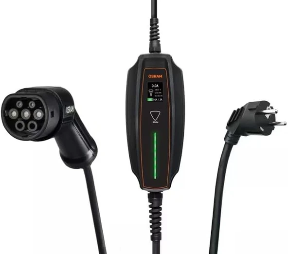 Batterycharge Taşınabilir Elektrikli Araç Kablosu 7Pin, 3.6Kw - 240V - 32A Tek Faz Osr Opc20A05 ürün görseli 1