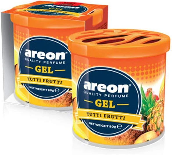 Areon Gel Can Tutti Frutti Araç Bardaklık Kokusu ürün görseli 1
