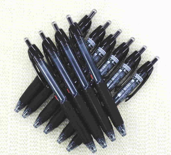Uni-Ball Power Tank Ballpoint Geri Çekilebilir & Fine Ballpoint Pen Rubber Type-0,7 Mm-Black Ink-Value Set Of 10 By Uni ürün görseli 1
