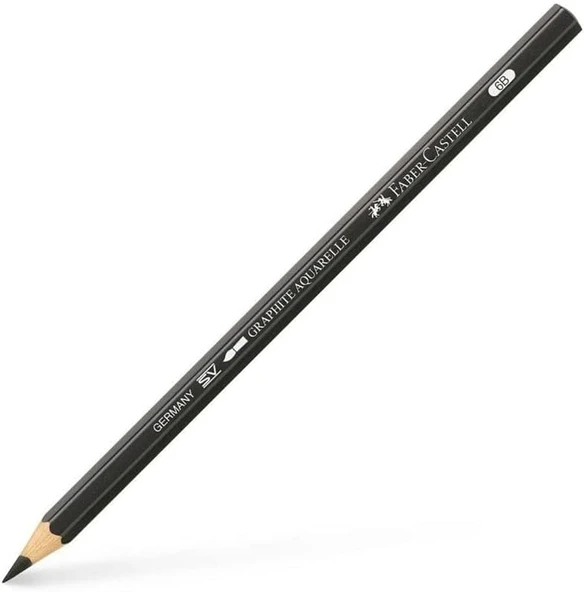 Faber-Castell 117800 – Aquarellbleistift Grafit Sulu Boya, Sertlik Derecesi Hb 4B ürün görseli 1