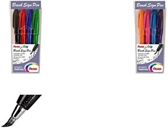 Pentel Sing Pen Brush - 4'Lü Blister (A-B-C-D) ürün görseli 1
