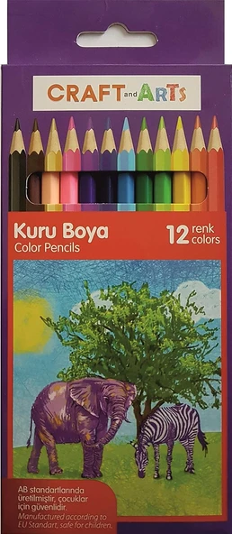 And Arts Kuru Boya 12'Li Paket ürün görseli 1