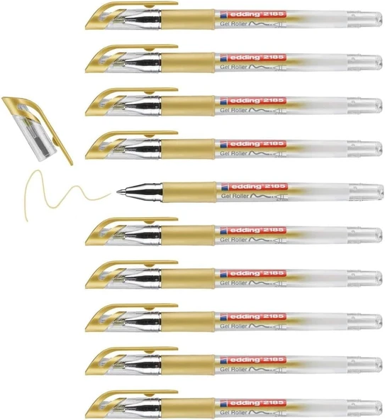 Edding 2185 Jel Roller Altın- 10 Kalem - 0,7 Mm ürün görseli 1