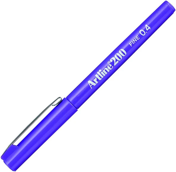 Artline 200N Fine Keçe Uçlu Yazı Kalemi Uç:0,4 Mm, Mor ürün görseli 1