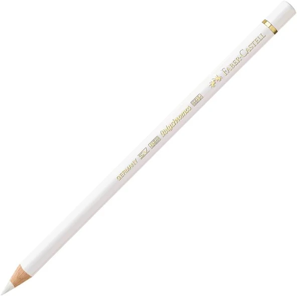 Faber-Castell Renkli Kalem Polychromos, Renk Numarası 101, Beyaz ürün görseli 1