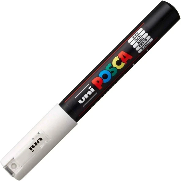 Uni Posca Pc-1M Boyama Markörü 0.7 Mm Beyaz ürün görseli 1