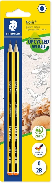Staedtler 1200 Bk2D Noris 2B Kursun Kalem 2'Li Blister ürün görseli 1