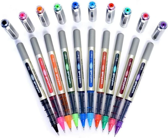 Uni-Ball Eye Ub-157 Tükenmez Kalem 0,7 Mm Bilya [10'Lu Paket] Her Renkten Bir Adet ürün görseli 1