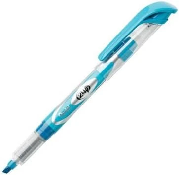 Pentel Fosforlu - Likit Mürekkep, Şeffaf Gövde, Kalem Tipi Mavi̇ ürün görseli 1