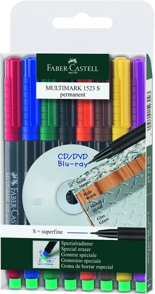 Faber-Castell Permanent (S), 8'Li ürün görseli 1