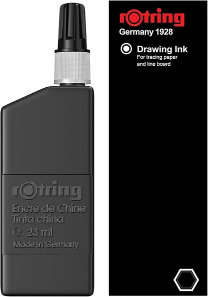 Rotring Rapido Mürekkebi 23 Ml, Siyah - S0194660 ürün görseli 1