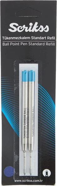 Scrikss Dev Tükenmezkalem Refil 2'Li Blister, 0.7 Mm Uç, ürün görseli 1