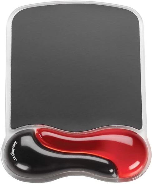Kensington 62402 Duo Bilek Destekli Memory Foam Pedi, Kırmızı/Siyah ürün görseli 1