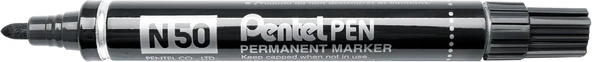 Pentel N50-A Permanent Markör, Siyah ürün görseli 1