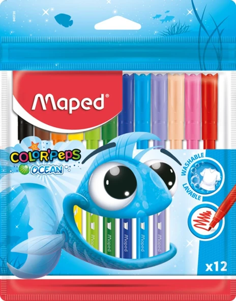 Maped Ofi̇s Kirtasi̇ye 845720 12'Li Keçeli Kalem ürün görseli 1