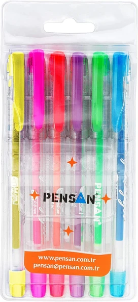 Pensan My-Kıng Neon Jel Kalem 6Lı Set - Pe02227Jk00N6 ürün görseli 1