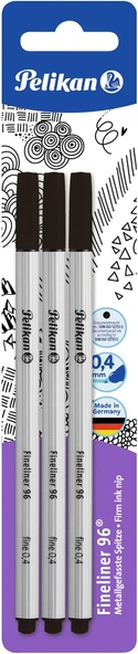 Pelikan Fineliner 96, 3 Adet Blister Ambalajda ürün görseli 1
