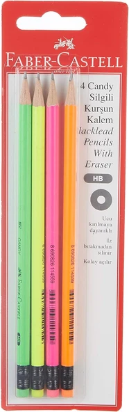 Faber-Castell Candy Silgili Kurşun Kalem ürün görseli 1