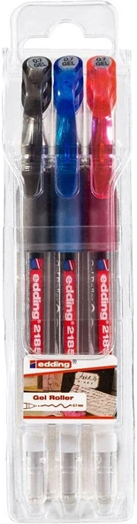 Edding 2185 Gel Roller (Standart Renk), 3 Adet, 0,7 Mm ürün görseli 1