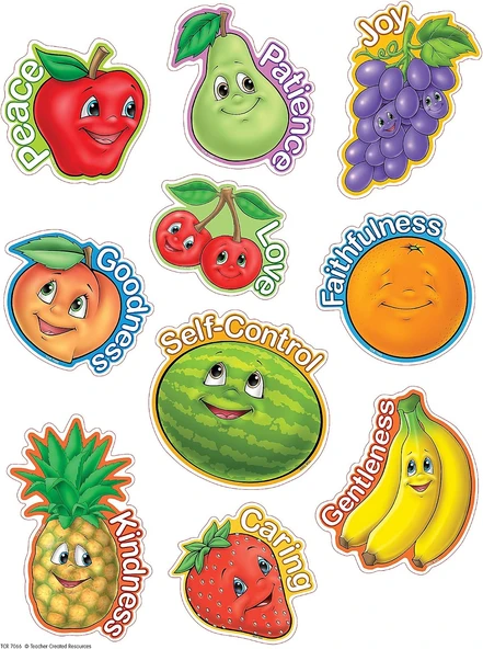 Teacher Created Resources Islah Kaynaklarınızdan Fruit Of The Spirit Akzente Paket (7066) ürün görseli 1