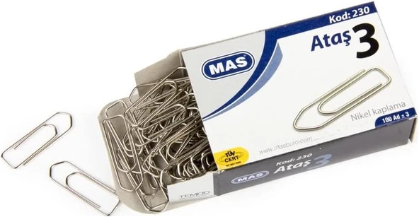 Mas Ataş 100 Adet No:3 230 ürün görseli 1