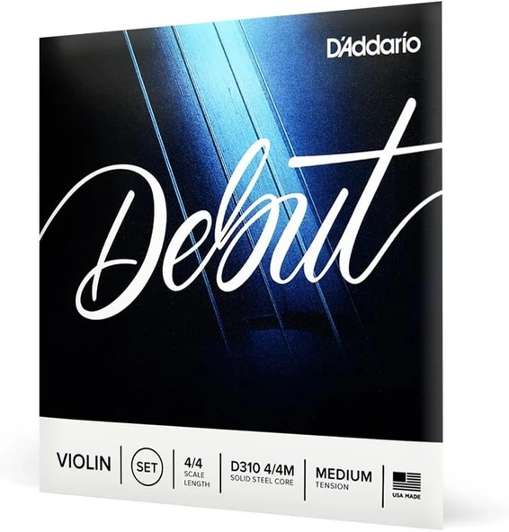 Daddario D310 4/4M Keman Tel Set, 4/4 , Medium Tension ürün görseli 1
