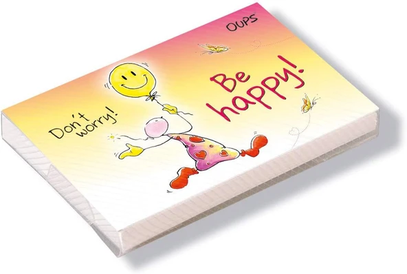 Oups Kärtchenbox: Don´T Worry! Happy! ürün görseli 1