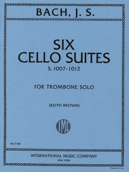 6 Cello Suites For Trombone Solo ürün görseli 1