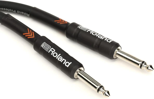 Roland Black Series Enstrüman Kablosu, Düz/Düz 1/4-İnç Jak, 5-Feet ürün görseli 1