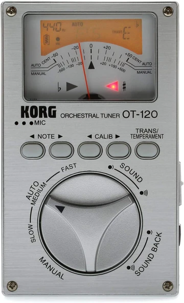 Korg Eko Ot-120 Siyah Orkestra Için Kromatik Akort ürün görseli 1