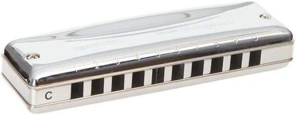 Suzuki Diatonic Harmonica In C, Chrome, Norme ürün görseli 1