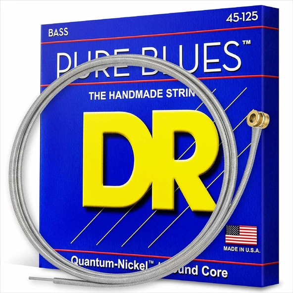 Dr Strings Pb545 45-125 Orta Boy Set El Yapımı Saf Kaplamalı 5 Telli Bas Telleri Pb5-45 ürün görseli 1