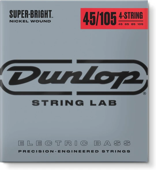 Jim Dunlop Dbsbn45105 Nickel 4 Telli Bas Gitar Teli (45-105) ürün görseli 1