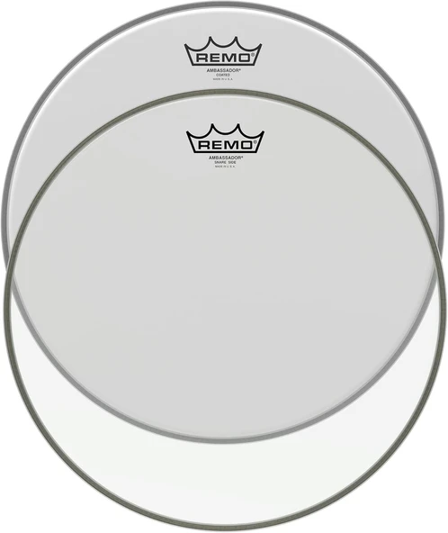Remo Pp-Snam-14- Propack Ambassador 14Inc Trampet Üst Alt Deri Seti ürün görseli 1