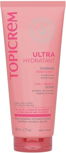 Topicrem Gommage Douceur Visage Et Corps 200 Ml ürün görseli 1