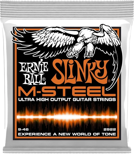 Ernie Ball Hybrid Slinky M-Çelik Elektro Gitar Telleri, Ölçü 9-46 ürün görseli 1