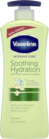 Vaseline Intensive Care Aloe Vücut Losyonu 600Ml ürün görseli 1