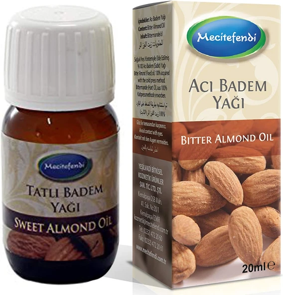 Mecitefendi Acı Badem Yağı 20 Ml ürün görseli 1