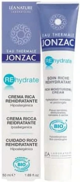 Jonzac Rehydrate Kuru Hassas Ciltler Için Organik Nemlendirici Bakım Kremi 50 Ml ürün görseli 1