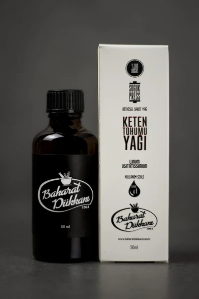 Baharat Dükkanı Keten Yağı 50Ml ürün görseli 1