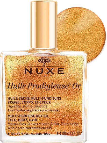 Nuxe Huile Prodigieuse Or Çok Amaçlı Işıltılı Kuru 100 Ml ürün görseli 1