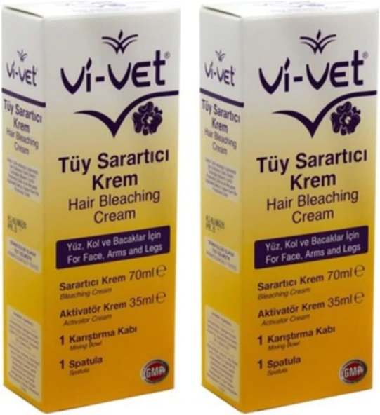 Vi-Vet Tüy Sarartıcı 70Ml 35 Ml X 2 Adet ürün görseli 1