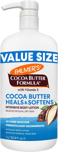 Palmer'S Heals Softens Günlük Nemlendirici Yoğun Vücut Losyonu 1000Ml Pompa ürün görseli 1