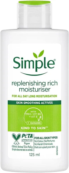 Simple Yenileyici Zengin Nemlendirici, 125 Ml Basit'Ten ürün görseli 1