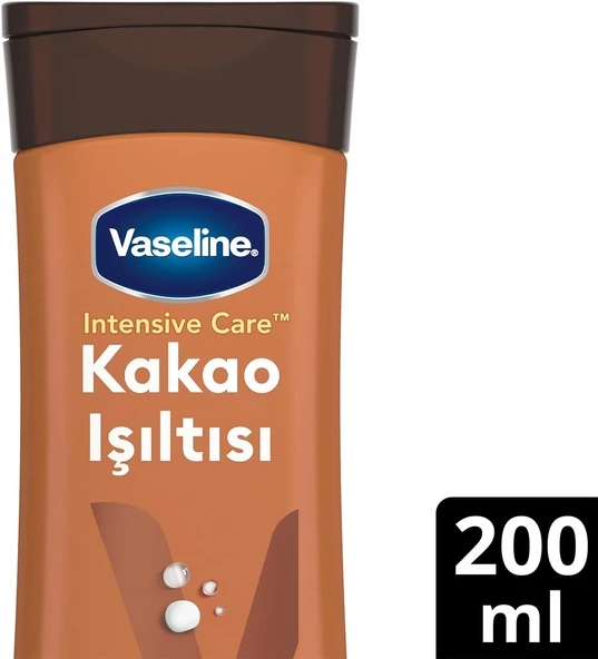 Vaseline Vücut Losyonu Kakao Işıltısı Parlaklığını Kaybetmiş Kuru Ciltler İçin 200 Ml ürün görseli 1