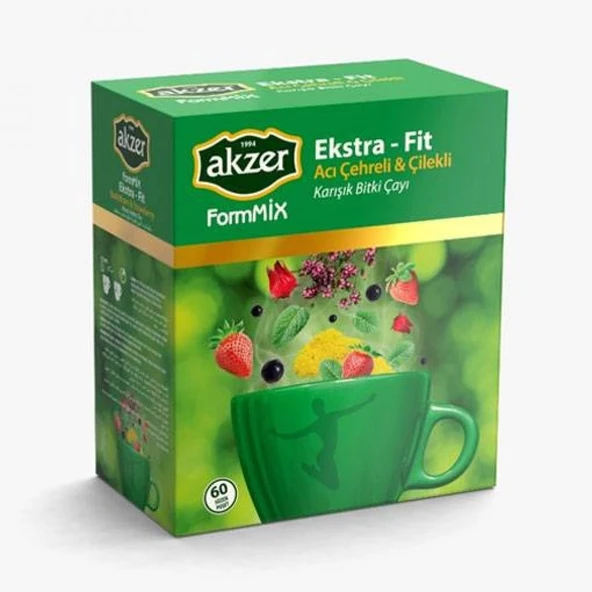 Akzer Ekstra Fi̇t Karişik Çay 60 Süzen Poşet ürün görseli 1