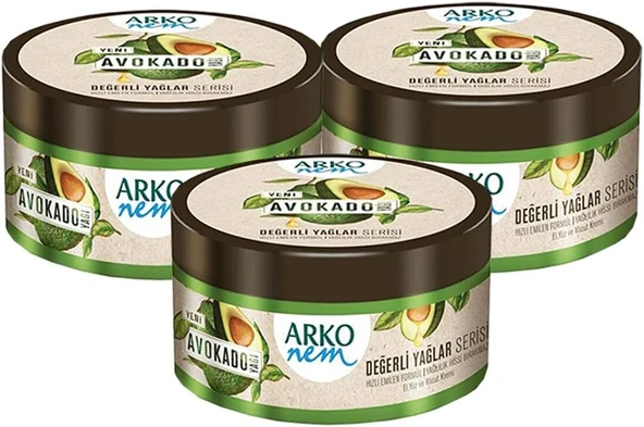 Nem Değerli Yağlar Avokado Yağı Nemlendirici 250 Ml X 3 Adet ürün görseli 1